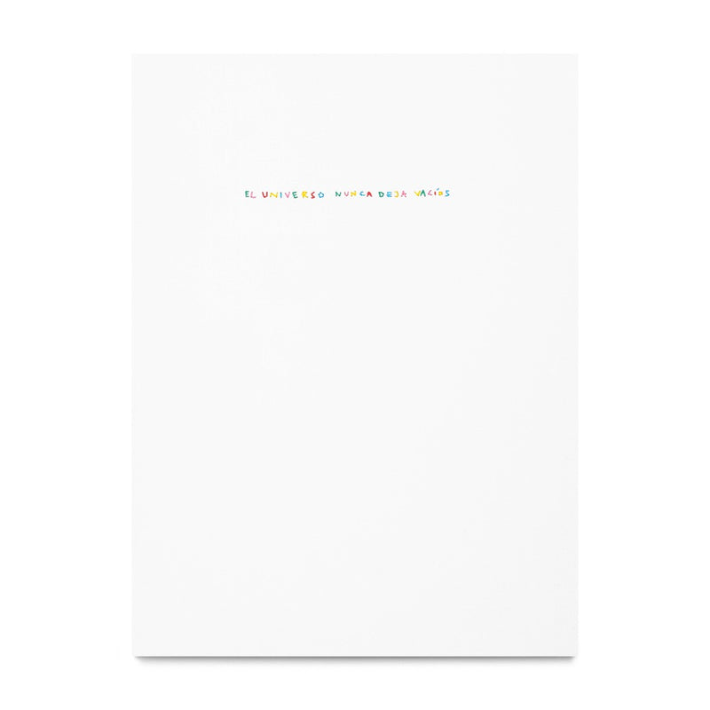 El Universo No Deja Vacíos