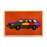 Nissan Wagon (Morada), 2024 Print