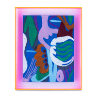 The Pursuit Of The Loudest Truth (Pink-Orange Frame), 2025