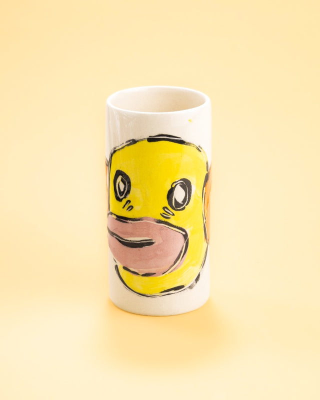 Yellow Face Vase I