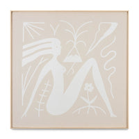 Mudflap Girl Finds Paradise Large Print