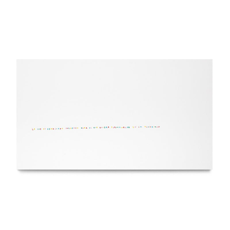 La Luz Es Demasiado Dolorosa Para Lel Que Quiere Permanecer En La Oscuridad, 2025