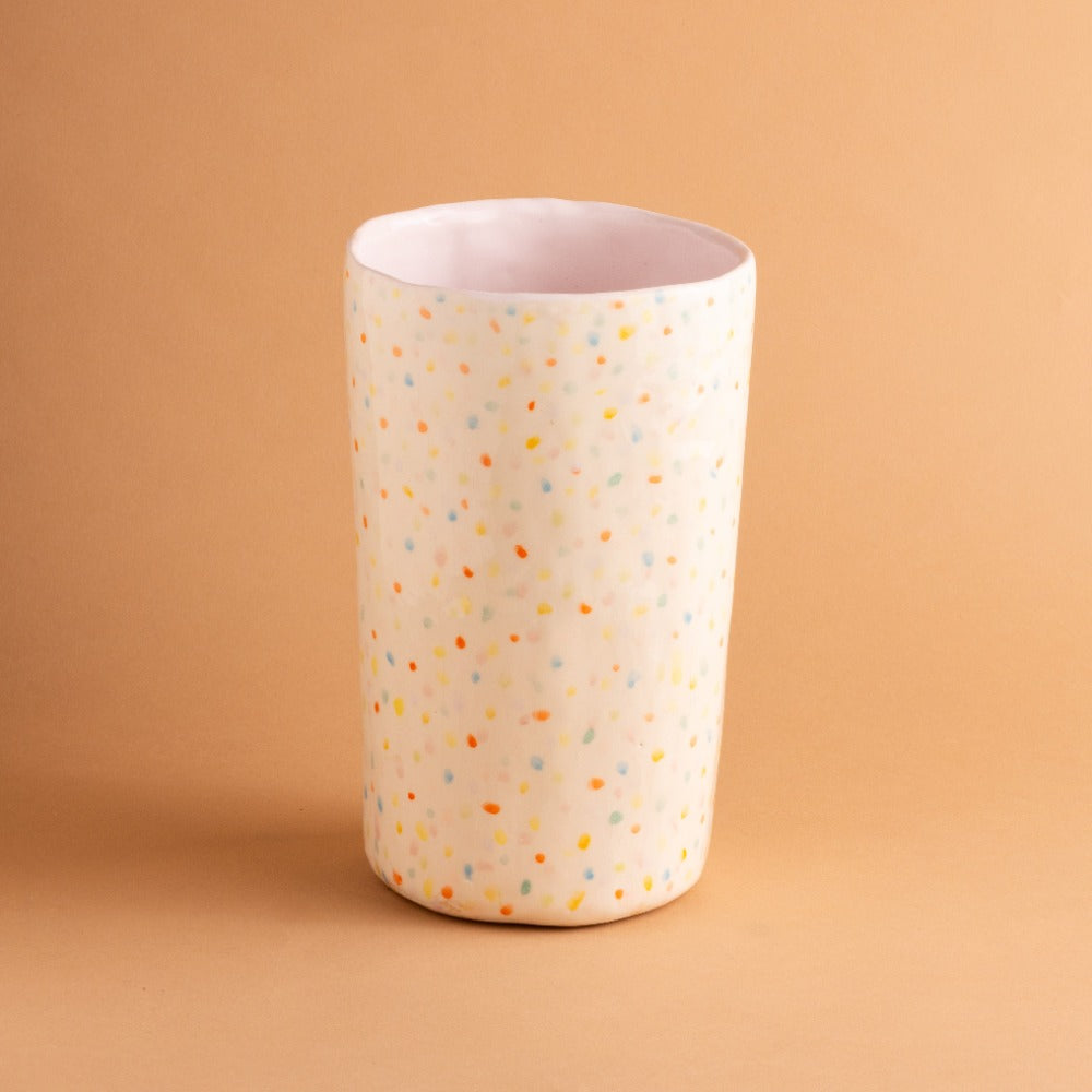 Pink Confetti Vase Large